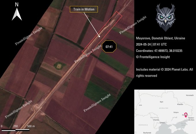 Новая российская ж/д ветка в Донецкой области