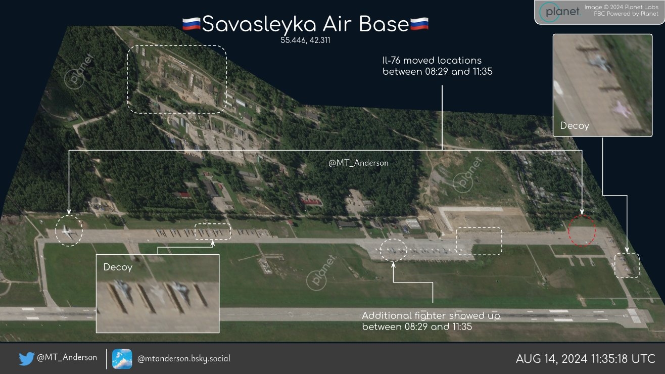Последствия налета на военный аэродром Саваслейка 