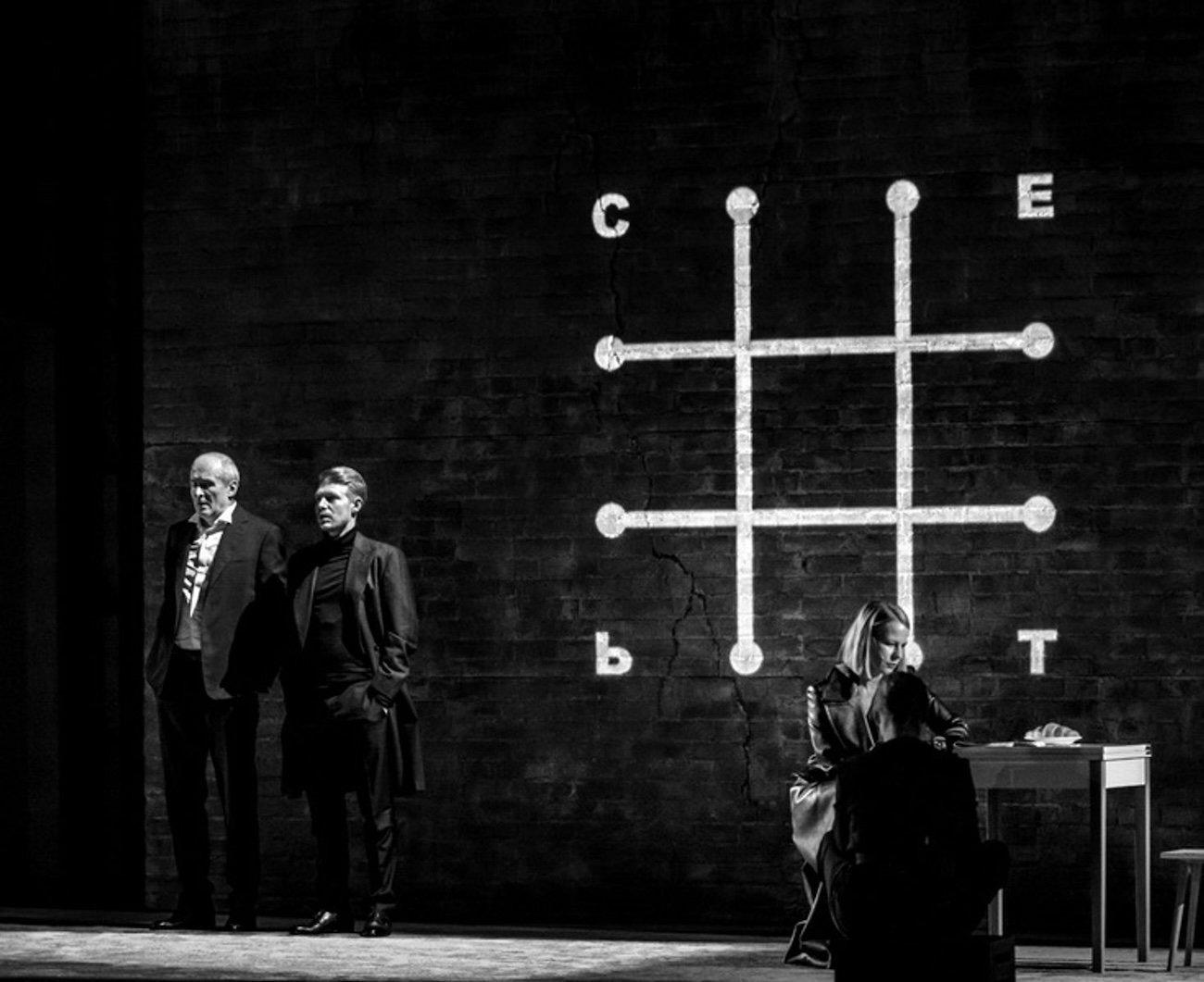 Сцена из спектакля «Бесы Достоевского»