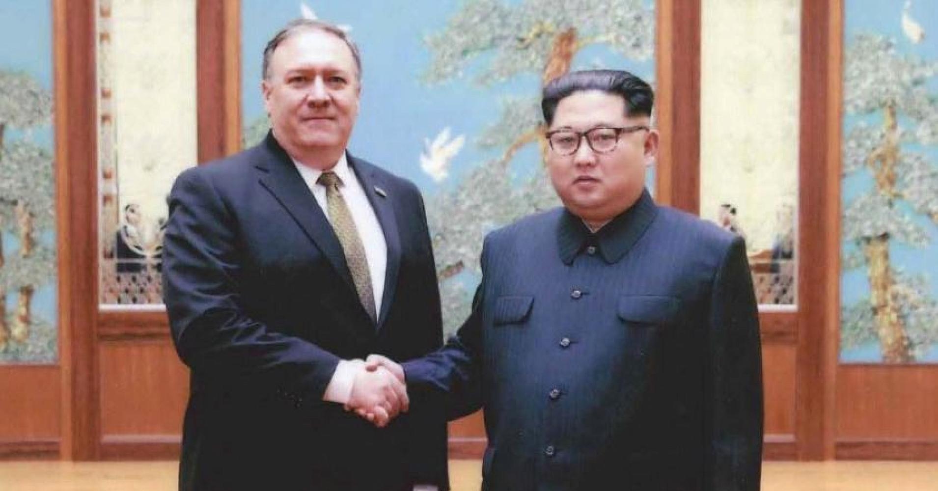Встреча Ким Чен Ына и Майка Помпео