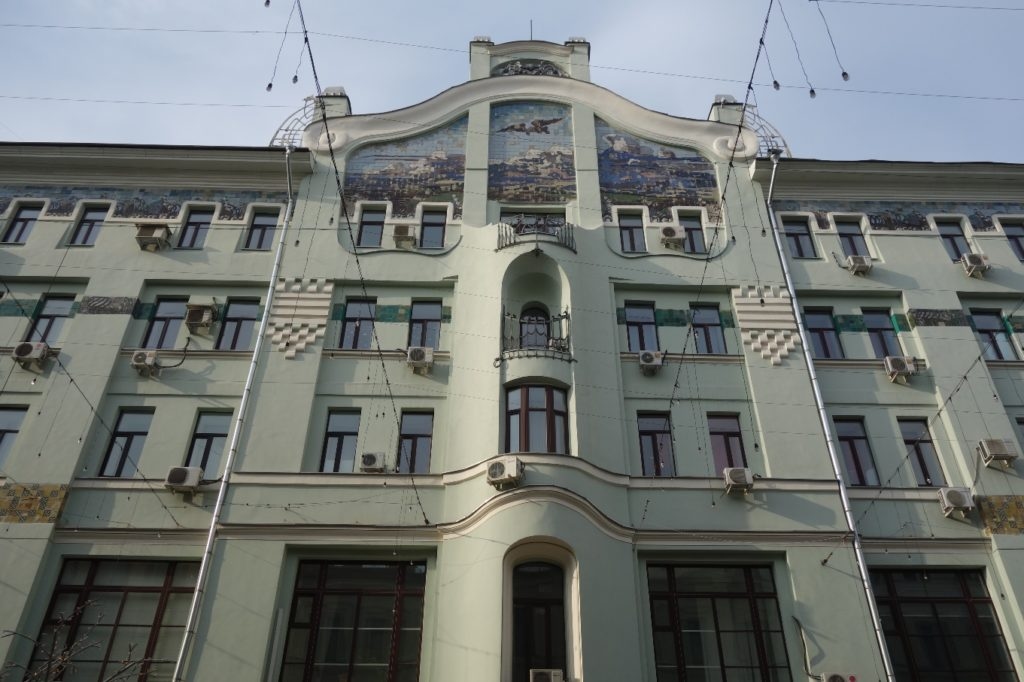 Фасад доходного дома М.В.Сокол на Кузнецком мосту