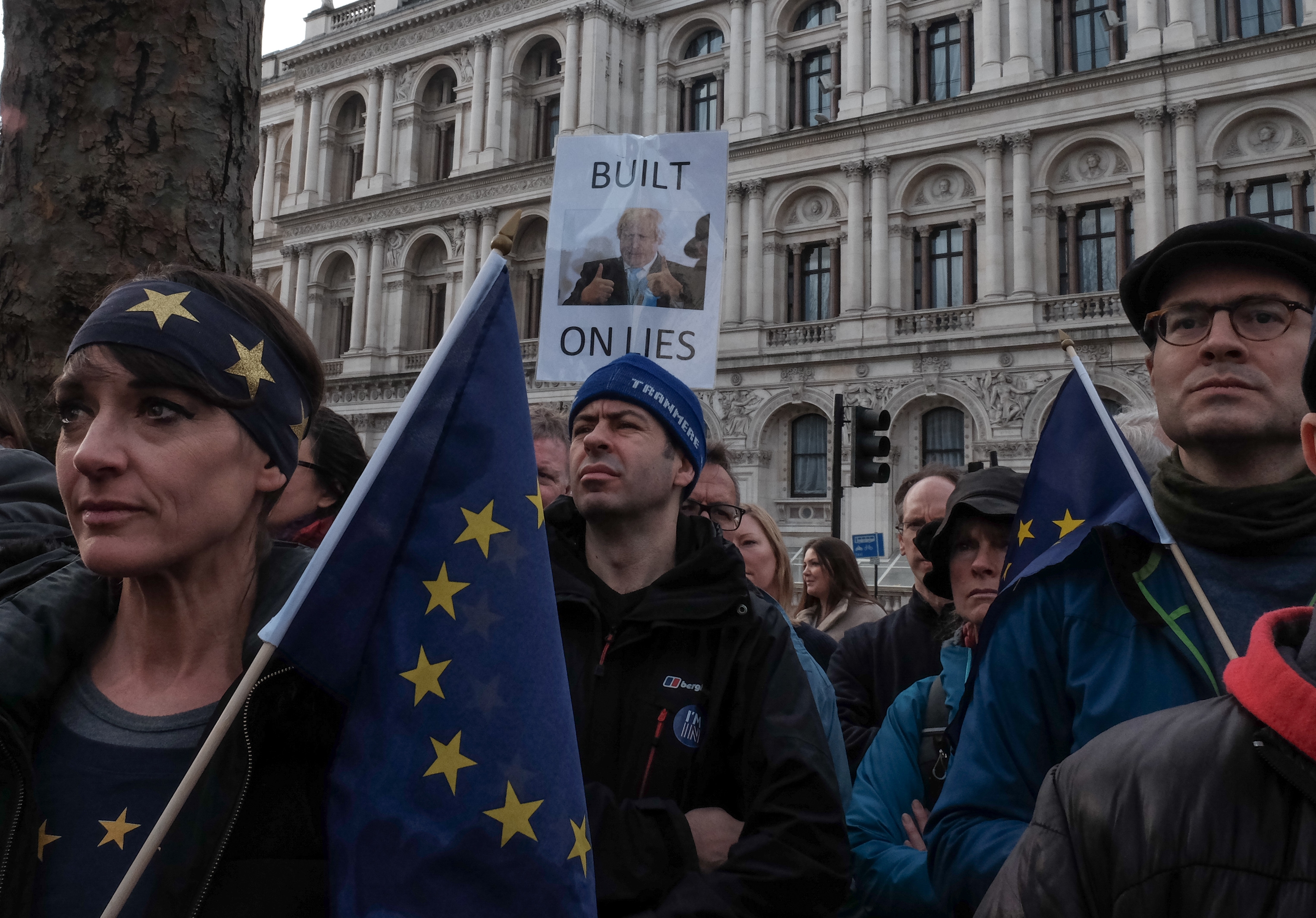 Митинг сторонников Евросоюза в Лондоне. Февраль 2017 года