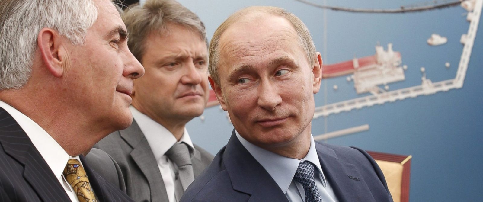 путин и тиллерсон