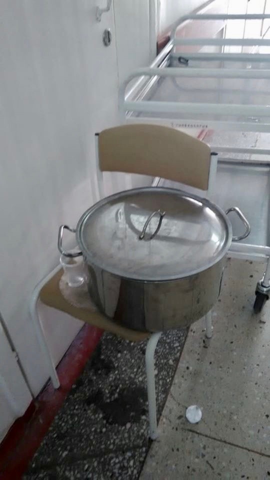 Общая «поилка» в больнице № 11 Новосибирска