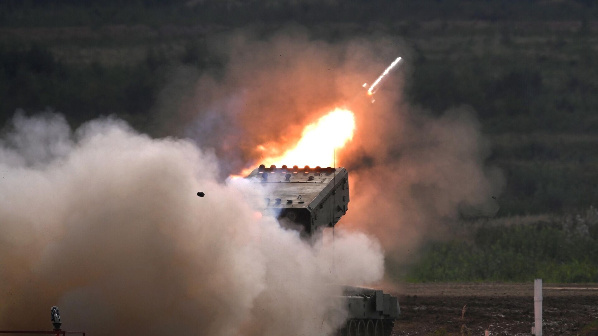 Фото: российская РСЗО ТОС-1А «Солнцепек» / РИА «Новости» 