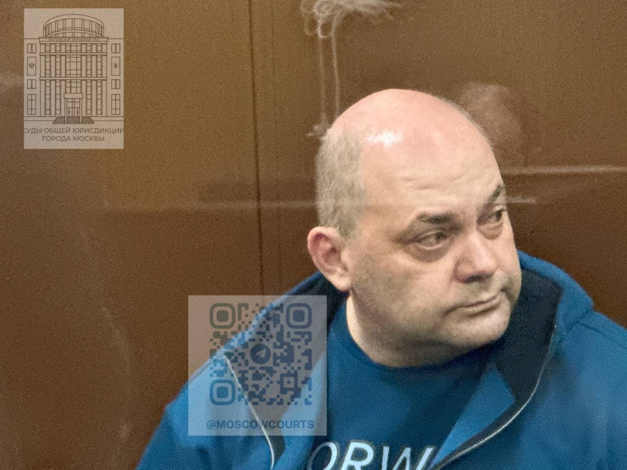Фото: Алексей Смирнов на заседании суда в апреле 2025 года / Суды общей юрисдикции города Москвы