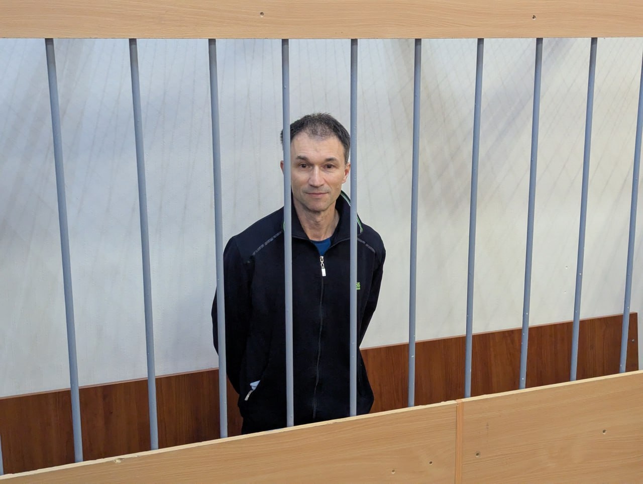 Фото: Григорий Кунис в зале суда на оглашении приговора / «Медиазона»