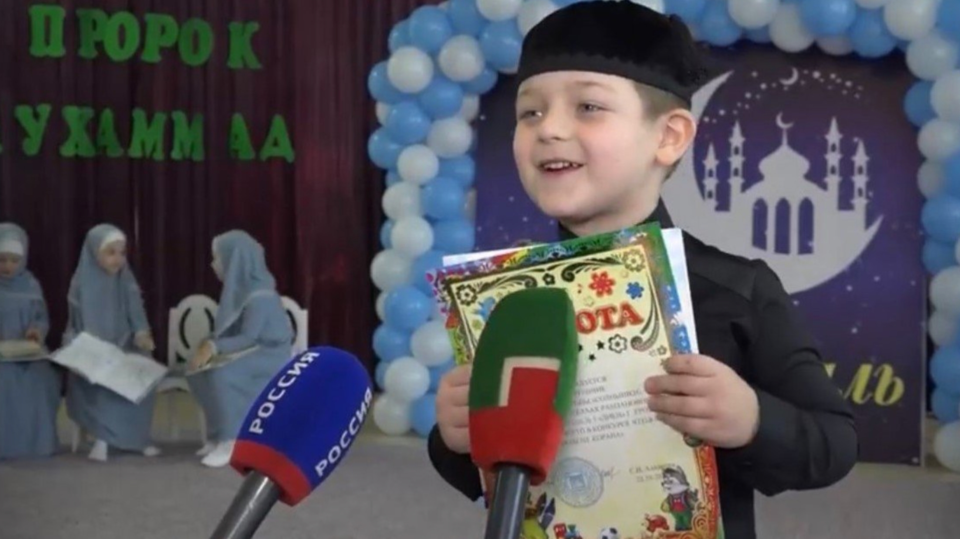 Абдуллах Кадыров. Кадр ЧГТРК «Грозный»