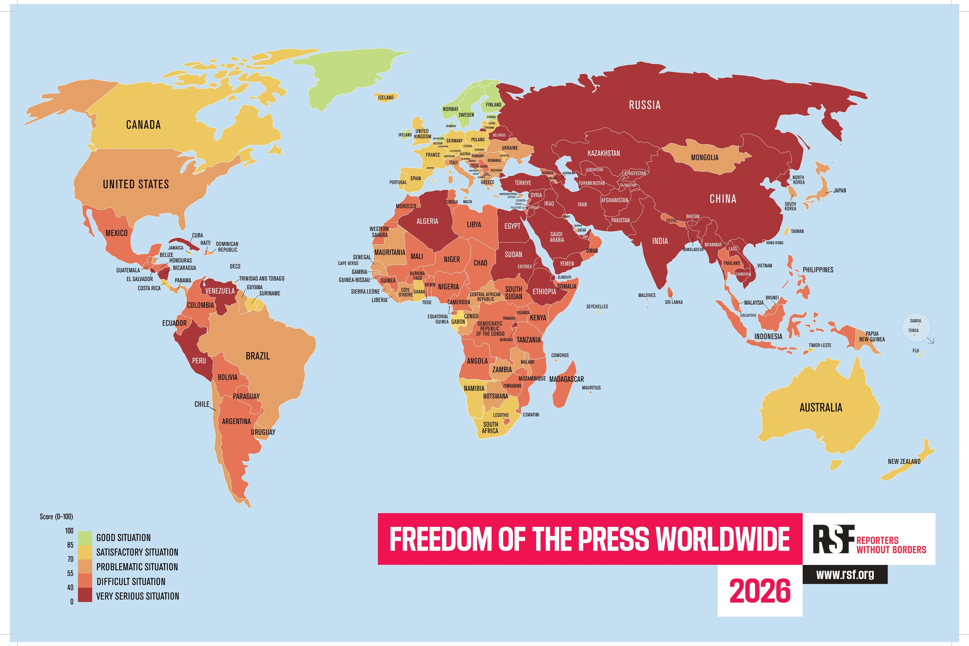 Изображение: «Репортеры без границ»