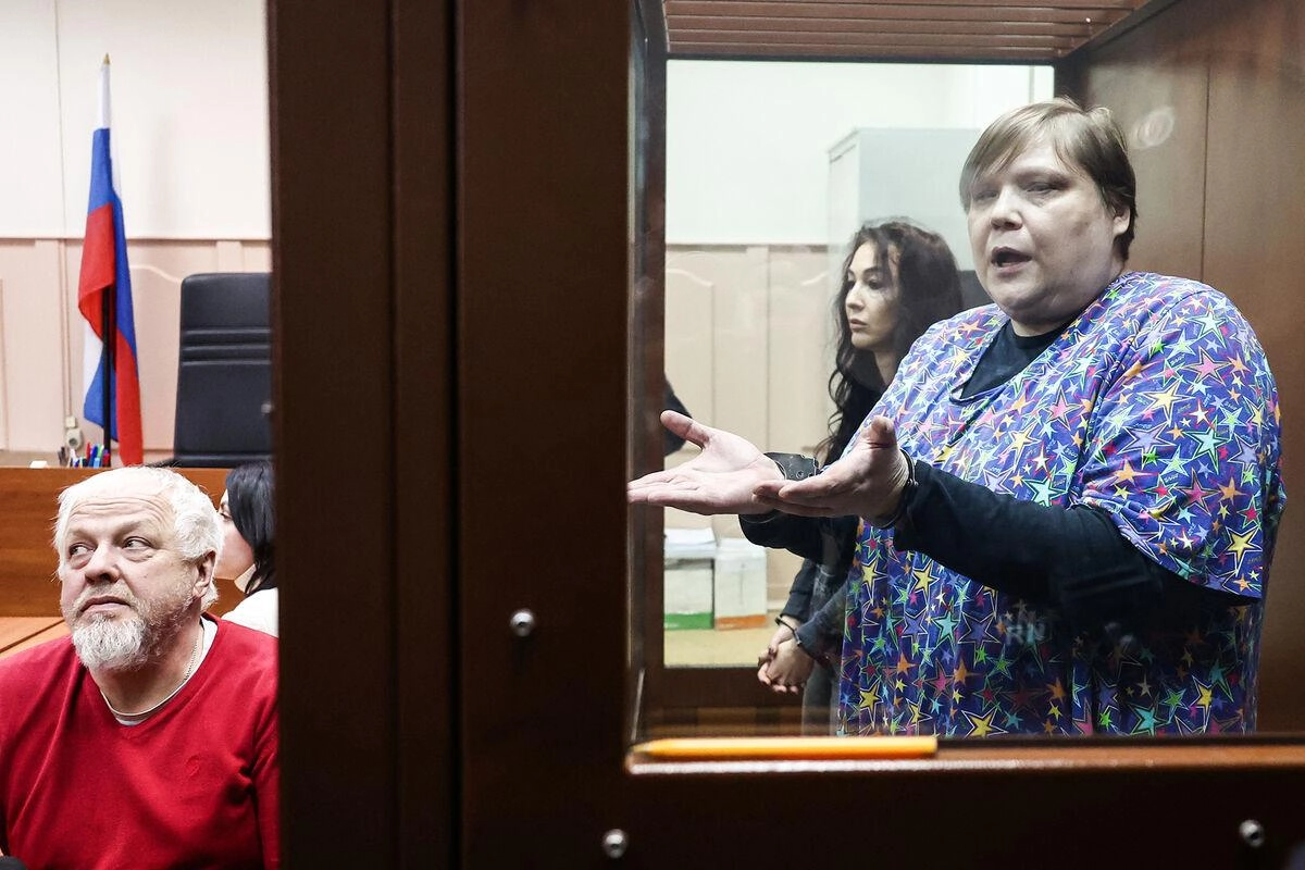 Фото: Александра Баязитова на заседании суда, ноябрь 2023 / ТАСС
