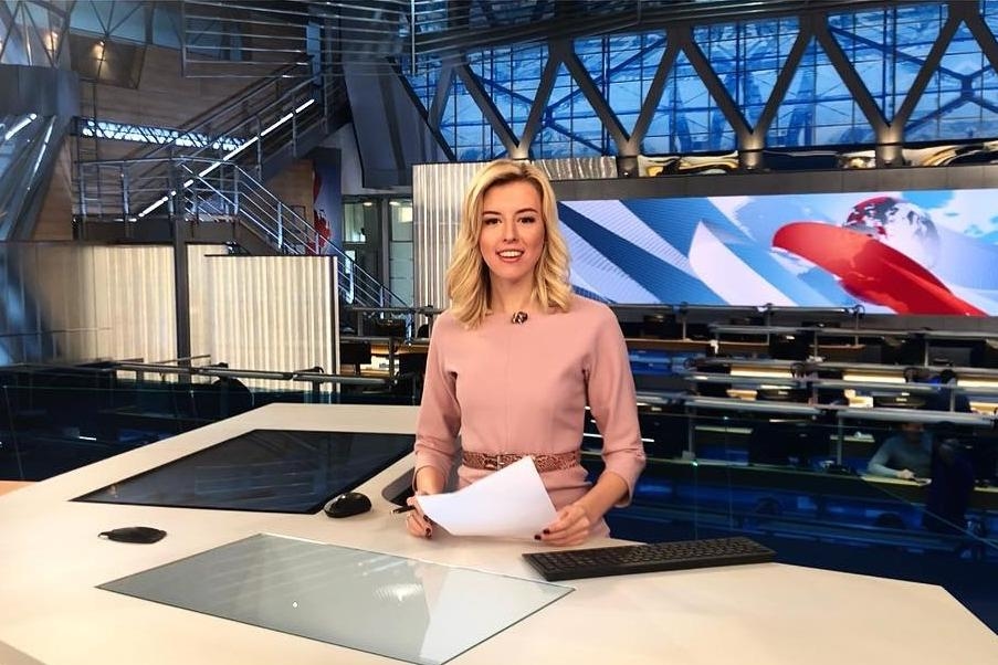 Ведущая программы «Время» на Первом канале Екатерина Березовская