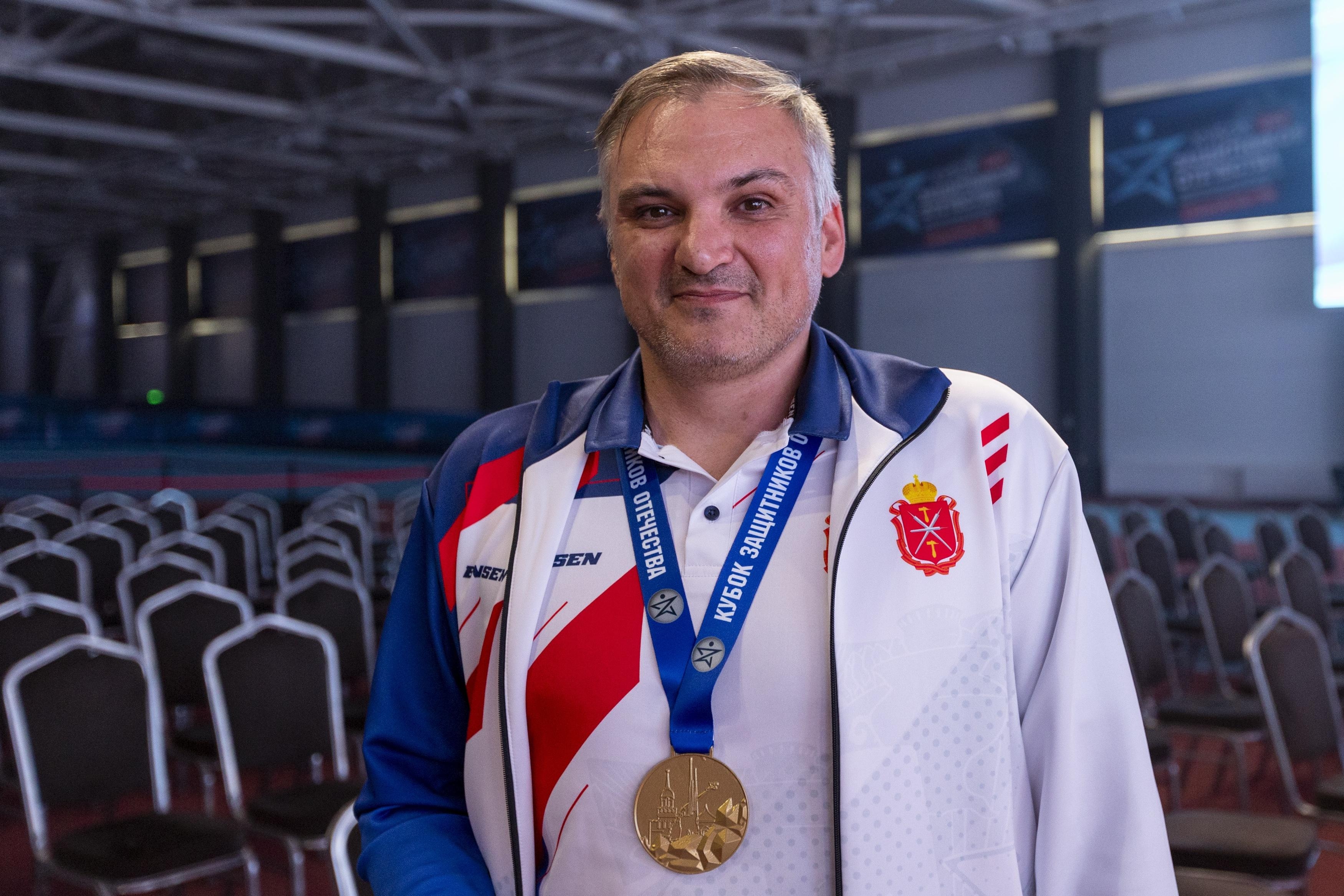 Роман Сыромятников на «Кубке Защитников Отечества». Фото: Myslo