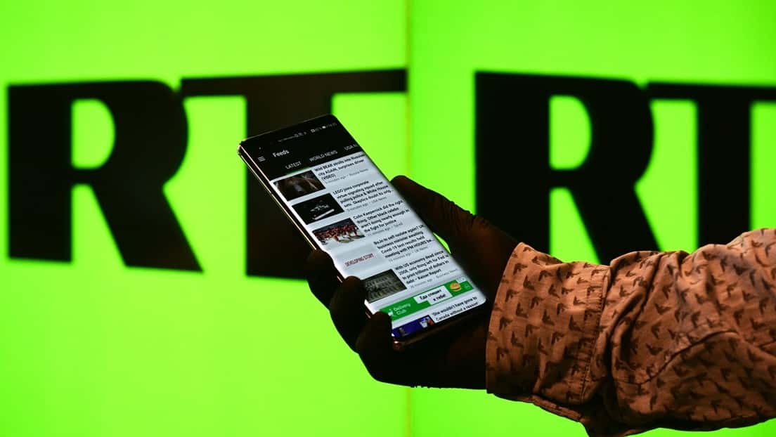 Телеканал RT сообщил, что RT DE сняли с вещания в Европе