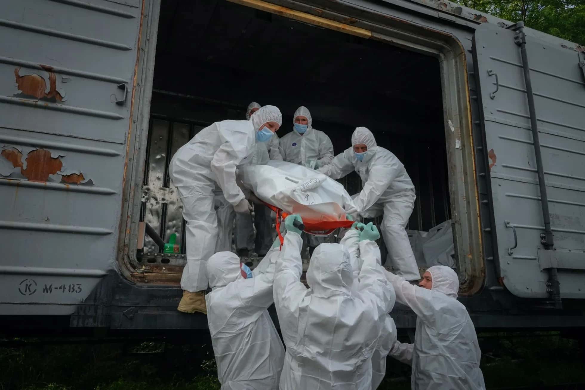 «Укрзалізниця»: в вагонах-рефрижераторах в Украине лежат уже около 270 трупов российских военных. Их никто не забирает