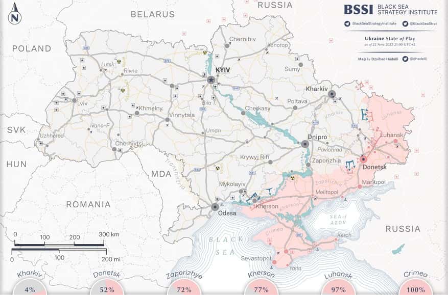 Difficult situation near Bakhmut, Russia captures half of Marinka, blackouts in Ukraine and Moldova. What’s happening on the front line?
