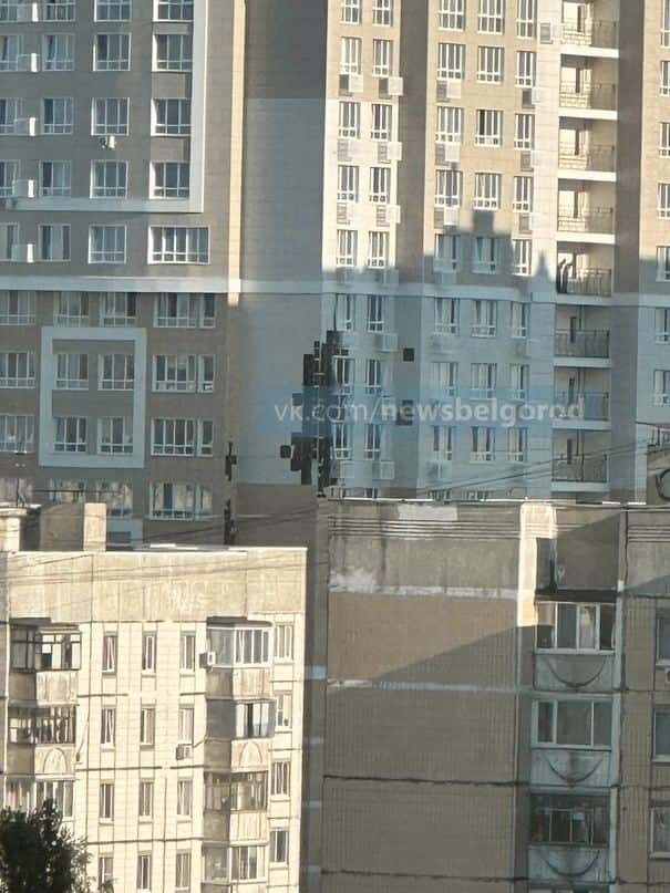 В Белгороде прогремел взрыв, в многоэтажном доме вылетели стекла