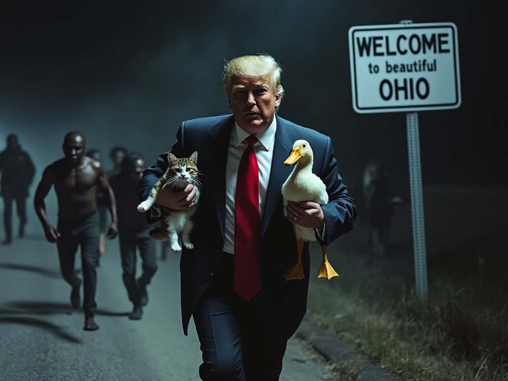 Фейк Дональда Трампа: мигранты в США похищают и поедают домашних кошек и собак