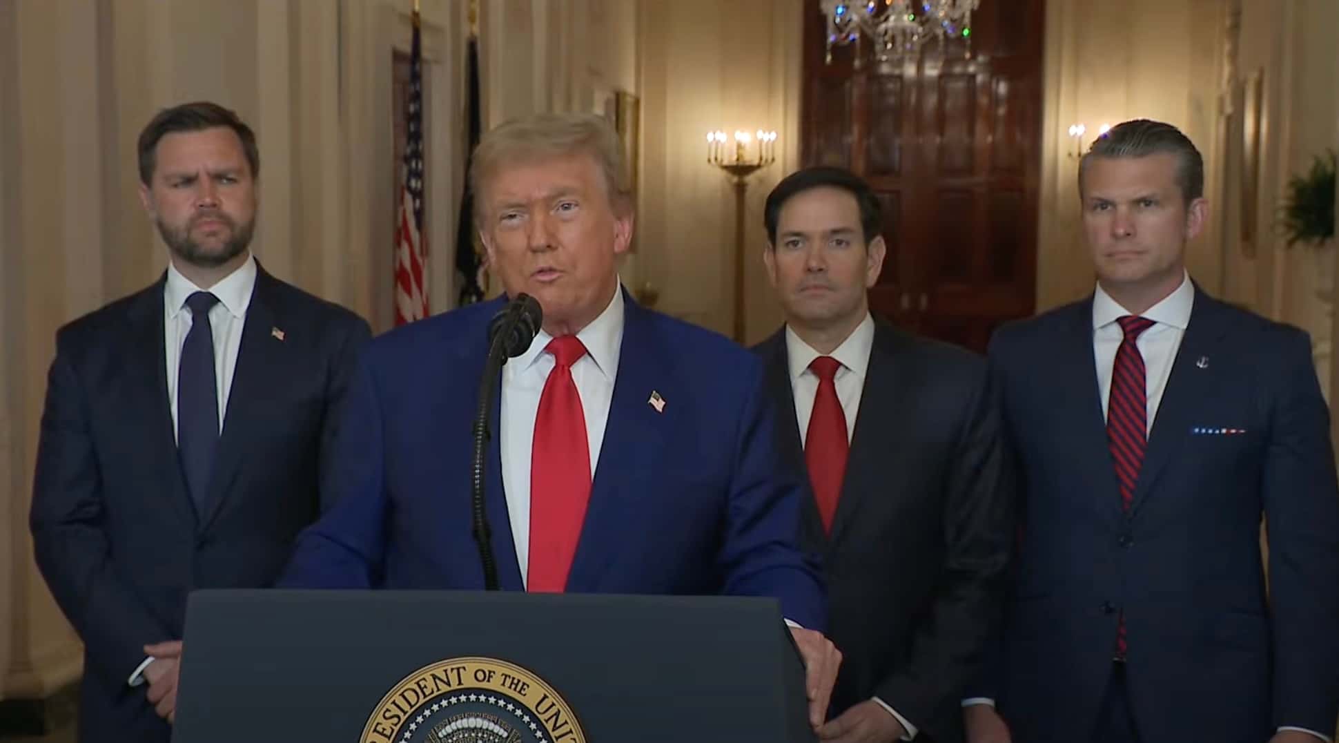  Ключевые объекты Ирана по обогащению урана полностью и окончательно уничтожены — Трамп. Президент США пригрозил Ирану новыми ударами