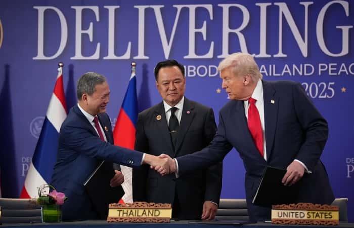 Таиланд и Камбоджа подписали «мирную декларацию» в присутствии Трампа