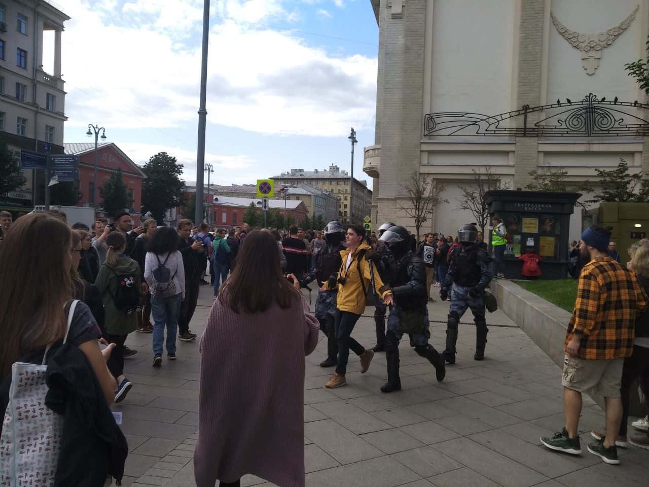 На акции «Вернем себе право на выборы» задержаны более 100 человек
