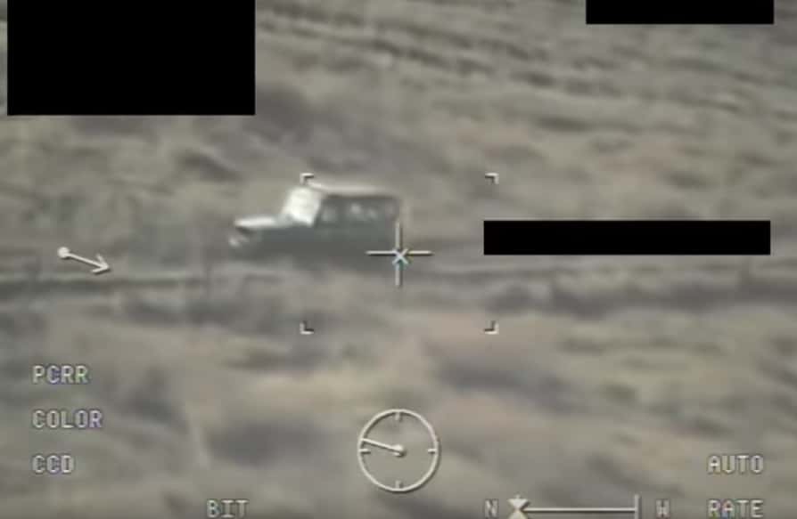 Пограничники ЕС опубликовали видео, на котором ведомственная машина в Белоруссии провожает мигрантов до границы с Литвой