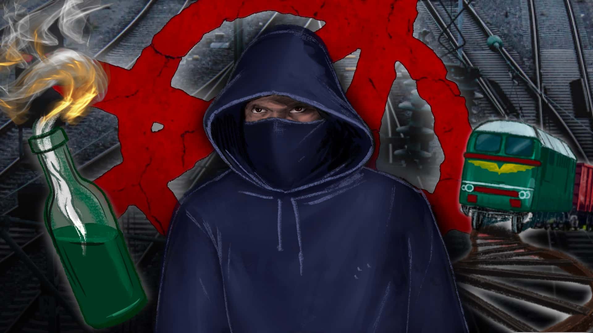 Этот поезд в огне. Как российские партизаны поджигают военкоматы и пускают поезда под откос