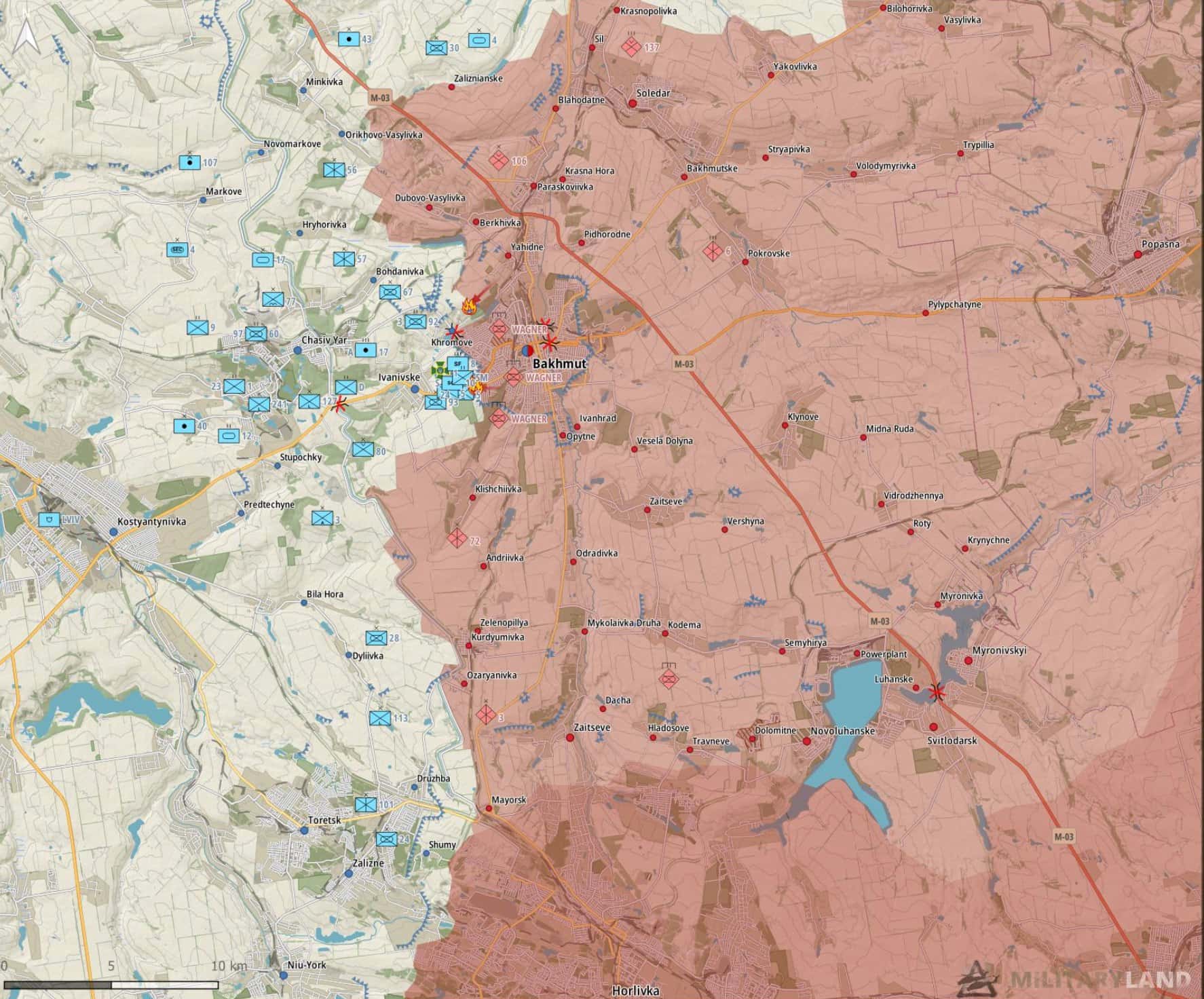 Wagner Group’s Biber and Dolik to remain in Bakhmut, Russia sends nuclear weapons to Belarus. What happened on the front line on May 25?