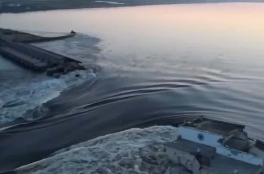 Explosion at Nova Kakhovka dam unleashes floodwaters in Ukraine’s Kherson region