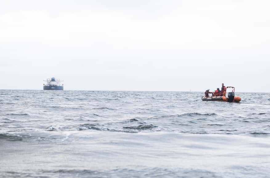 Greenpeace reports aging vessels from Russia's shadow fleet of oil tankers threaten the Baltic Sea coastline with major spill