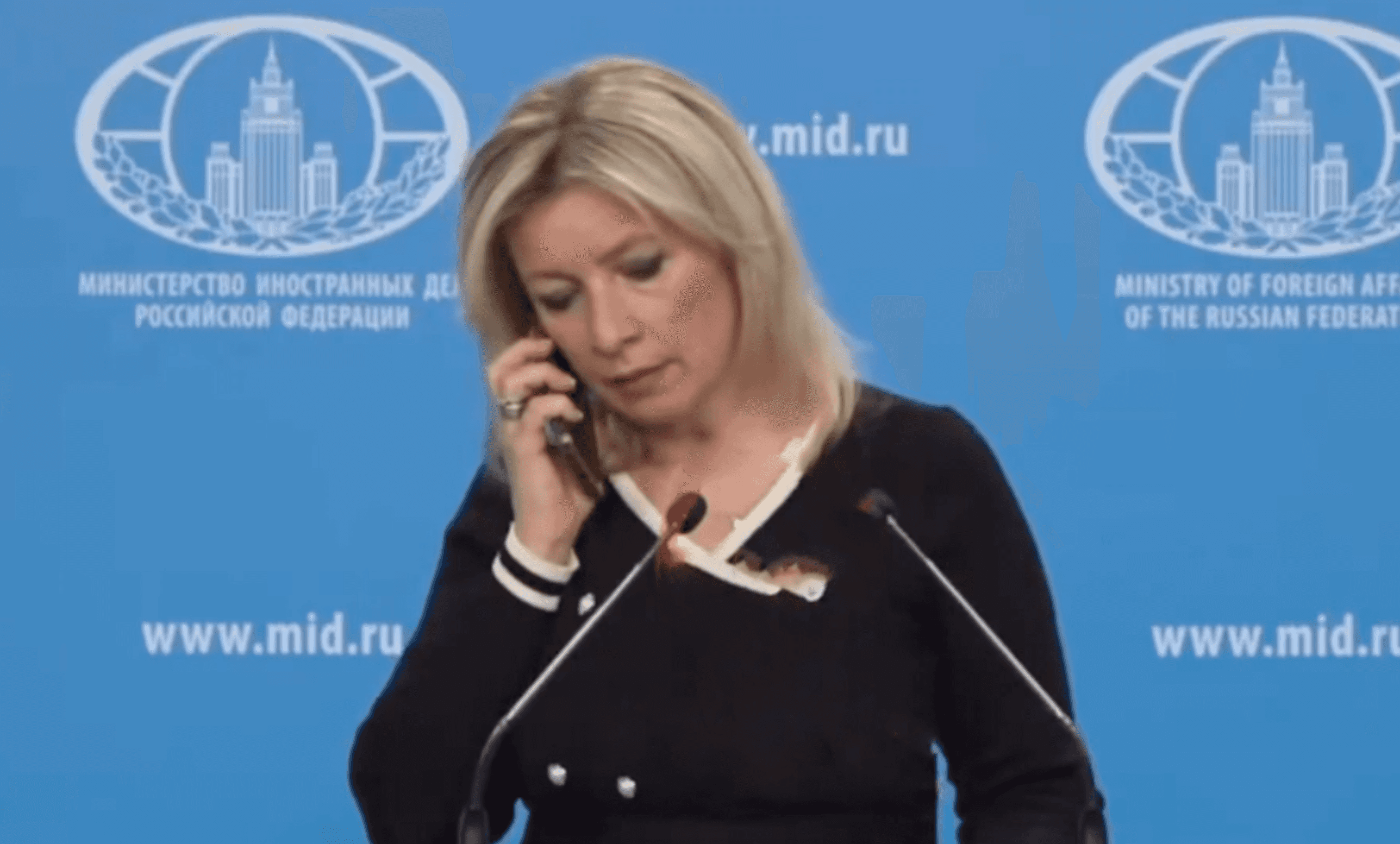 Марии Захаровой в прямом эфире запретили комментировать предполагаемый удар России по территории Украины с помощью МБР