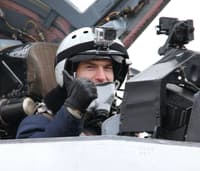 Полет Марсалека на МИГе