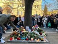 Memorial to Alexei Navalny in Belgrade, Serbia