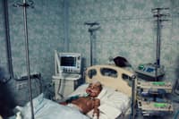 The first patient to arrive at the main children’s hospital in Kyiv after the Russian invasion was a young boy named Semyon, photographed on Feb. 28. His family’s car had come under heavy fire, killing his parents and his sister. The boy later died.