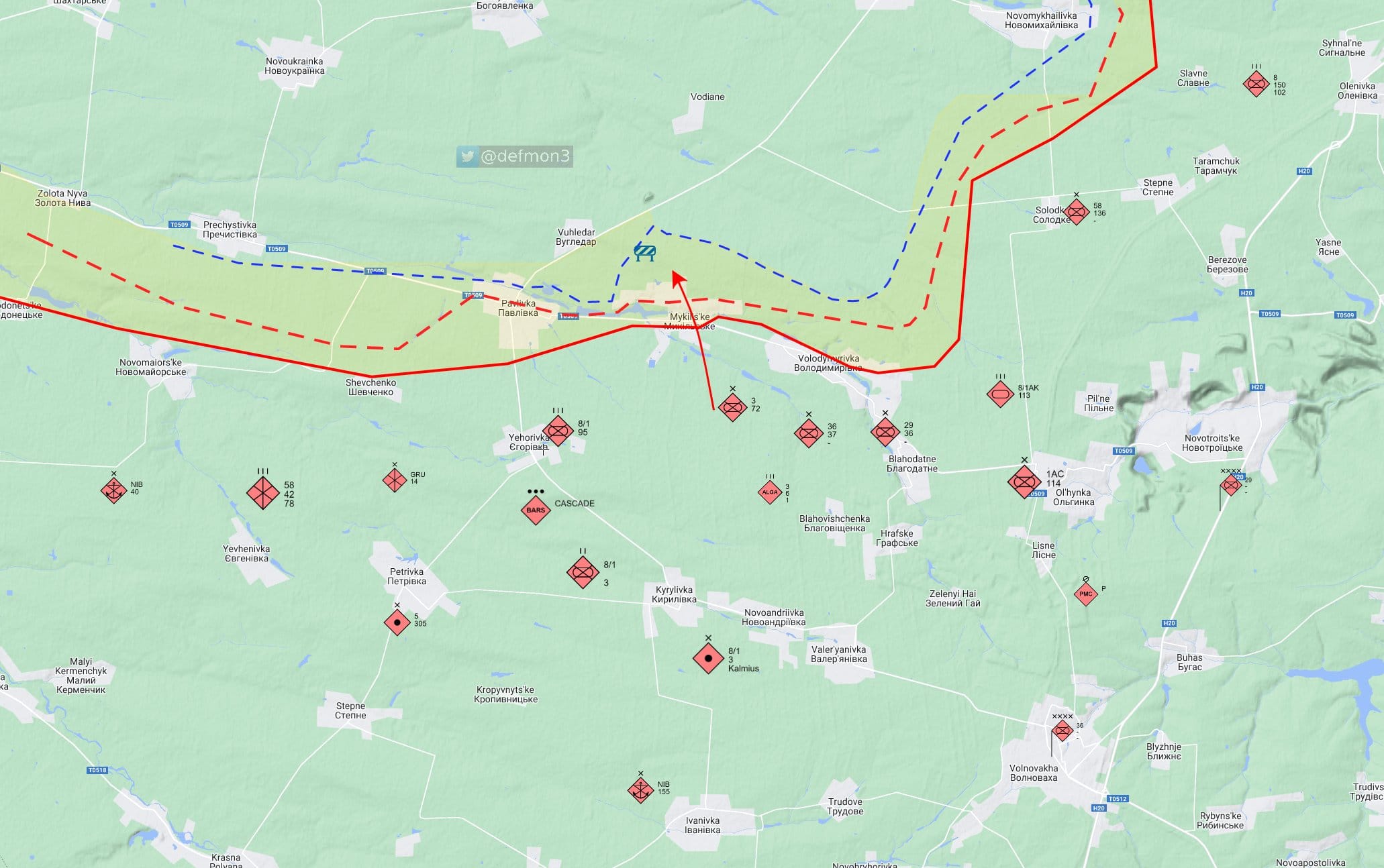 Мощные бои под Бахмутом и Угледаром, за две недели список погибших российских военных увеличился на 1555 человек. Что происходит на фронте