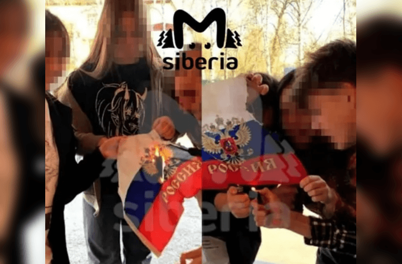 Школьнице из Томска назначили пять месяцев ограничения свободы за «надругательство над флагом России»