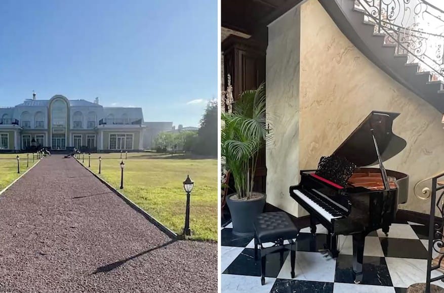 Search at Wagner Group chief Yevgeny Prigozhin's mansion reveals collection of wigs, gold bars, weapons and framed photo with severed heads