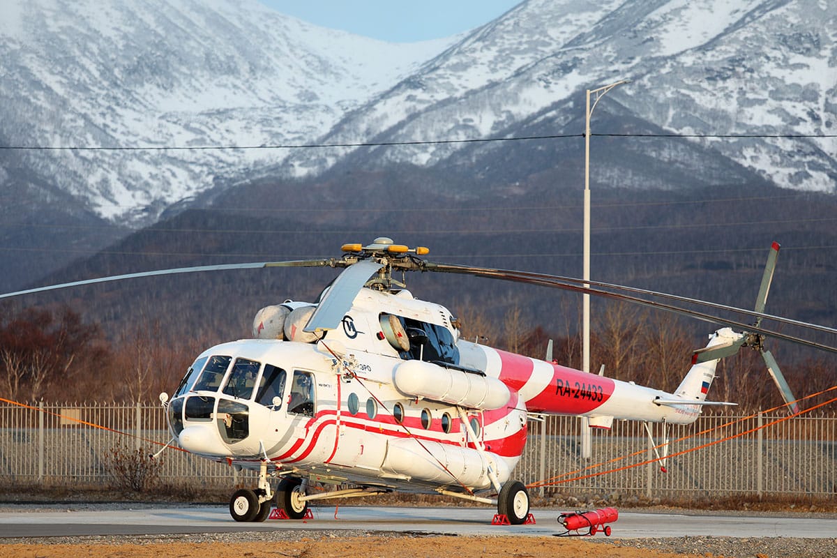 На Камчатке пропал вертолет Ми-8. На борту могли находиться 22 человека