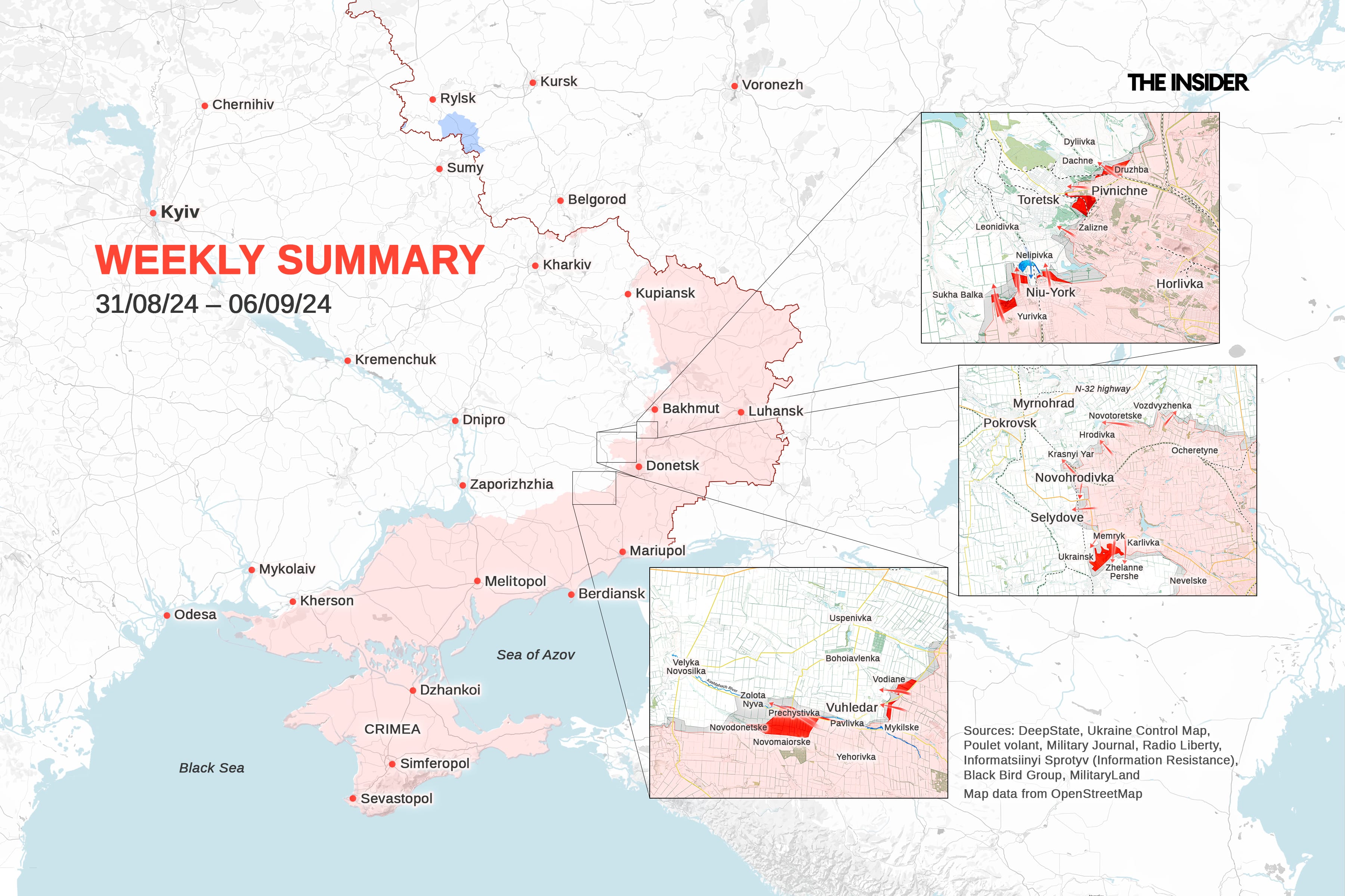 Weekly Ukraine war summary: Russia attempts pincer movement at Vuhledar as Pokrovsk offensive stalls, Shahed drone shot down over Belarus