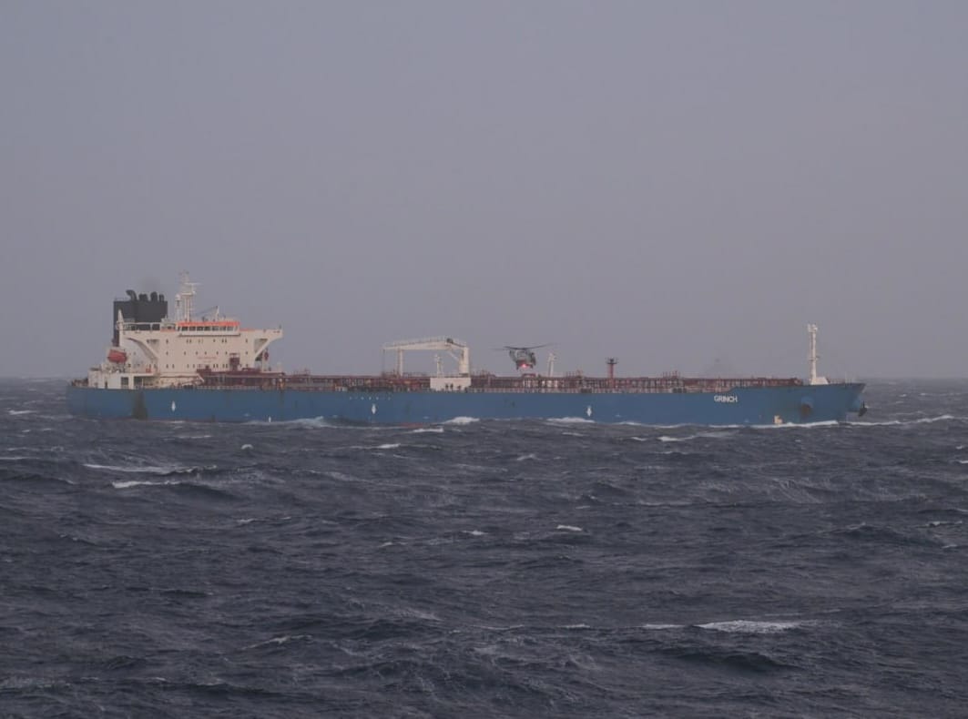 Франция задержала в Средиземном море танкер GRINCH, подозреваемый в принадлежности к «теневому флоту» России