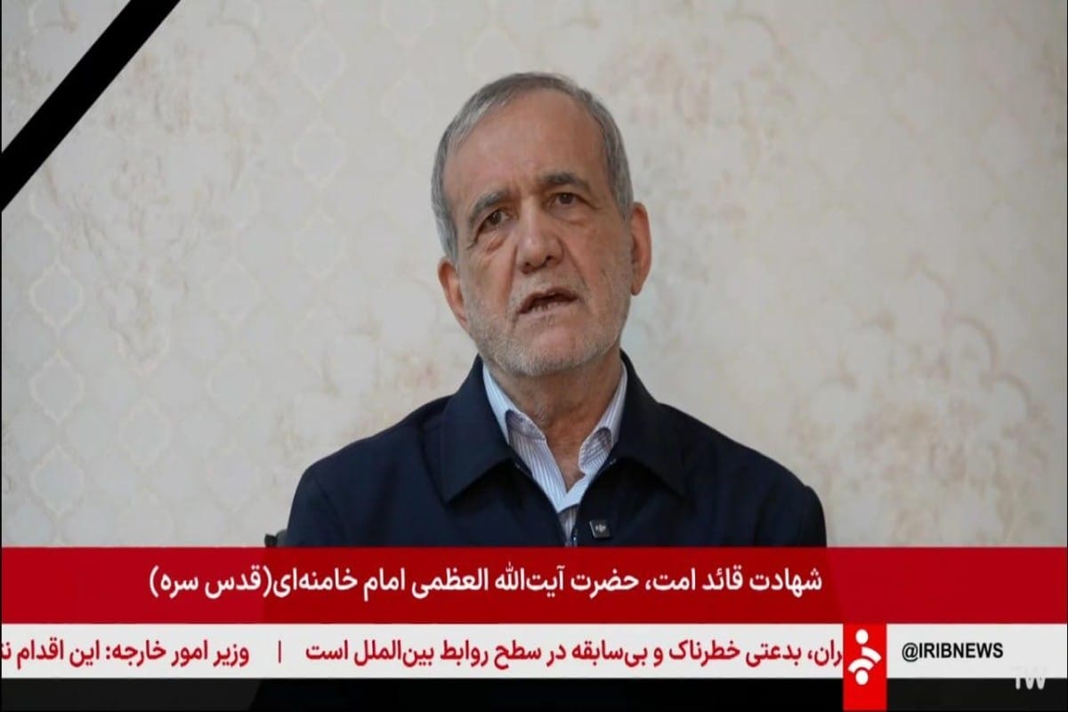 Президент Ирана Масуд Пезешкиан впервые с начала войны обратился к нации и пообещал продолжить курс погибшего Верховного лидера Хаменеи