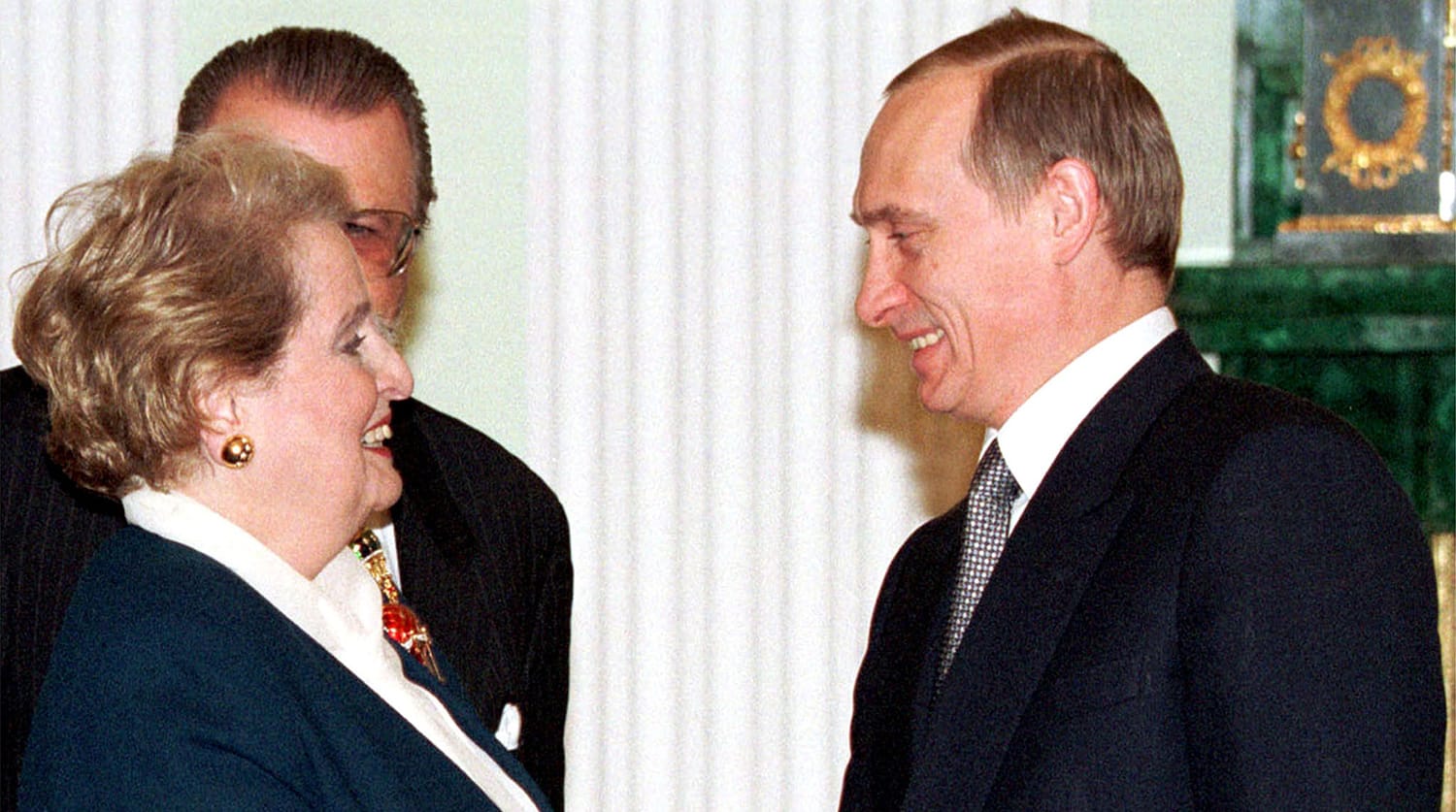 Путин озвучил фейковую цитату Олбрайт о «богатствах Сибири», якобы извлеченную из ее мозга аппаратом по чтению мыслей