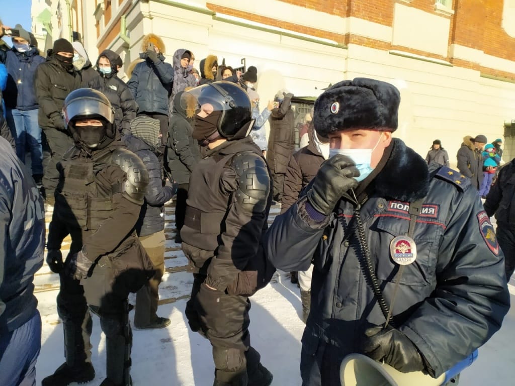 Новосибирские полицейские потребовали 2,8 млн рублей от сторонников Навального за работу на январской акции протеста