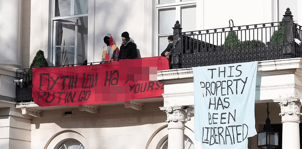 Активисты захватили особняк Дерипаски в Лондоне. Они планируют использовать его для приема украинских беженцев