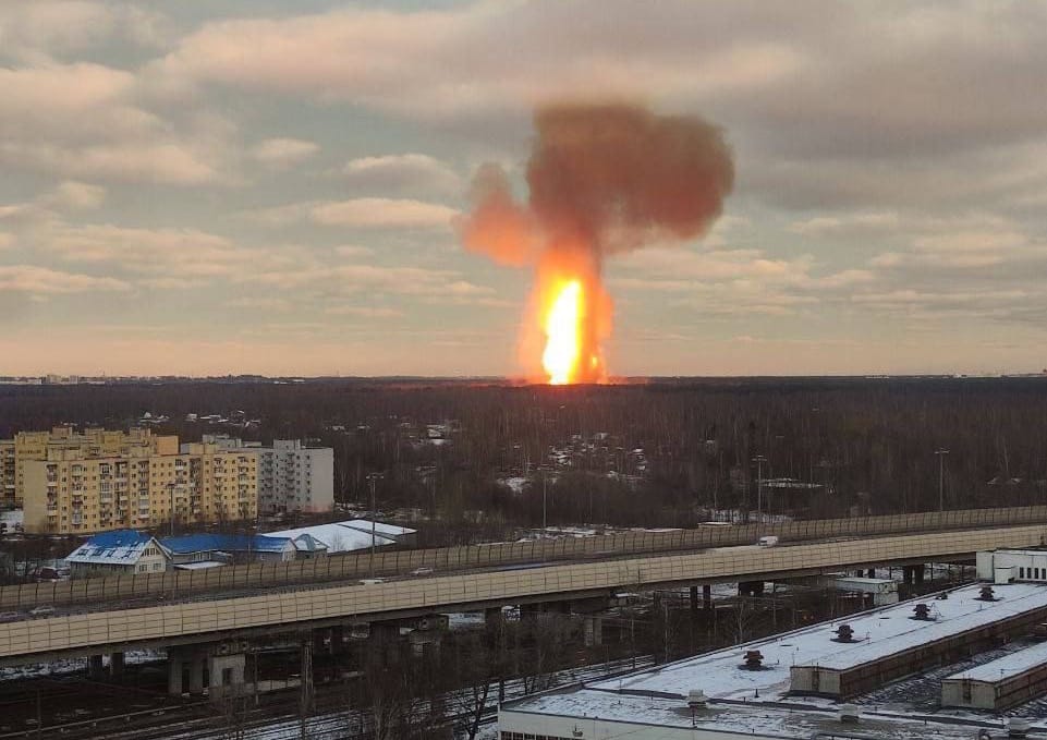 На газопроводе под Петербургом прогремел сильный взрыв