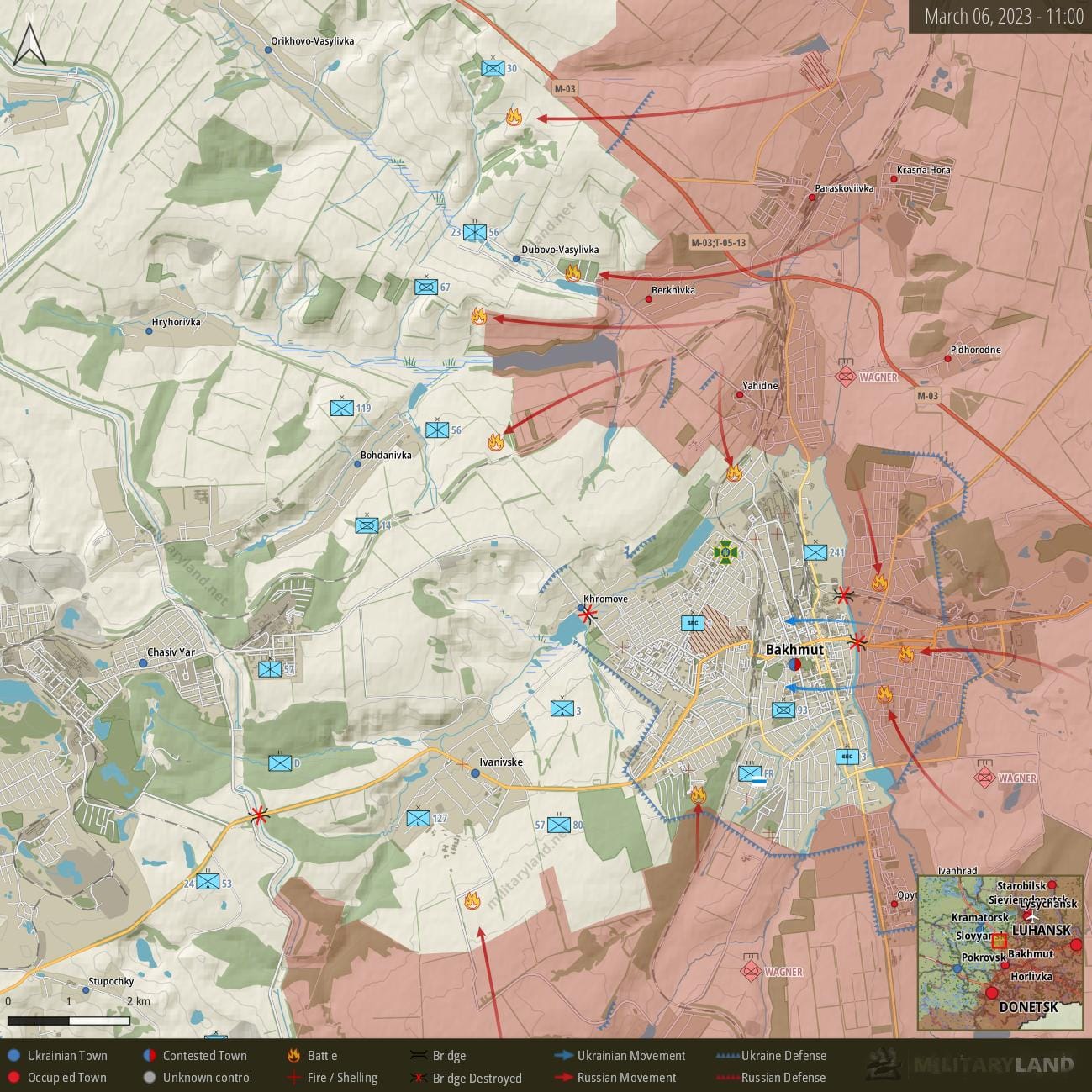 Украинских пилотов готовят к управлению истребителями F-16 в США, командование ВСУ хочет бороться за Бахмут. Что происходит на фронте
