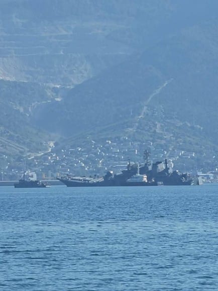 Maritime drones damage Russian Navy vessel in Novorossiysk base