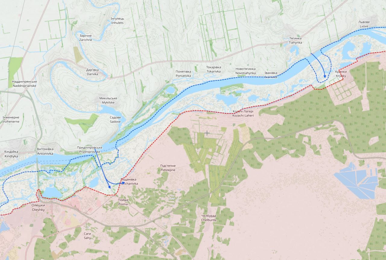 ВС РФ давят на фланги Авдеевки, десант ВСУ закрепился в селе Крынки на левом берегу Днепра. Что происходит на фронте