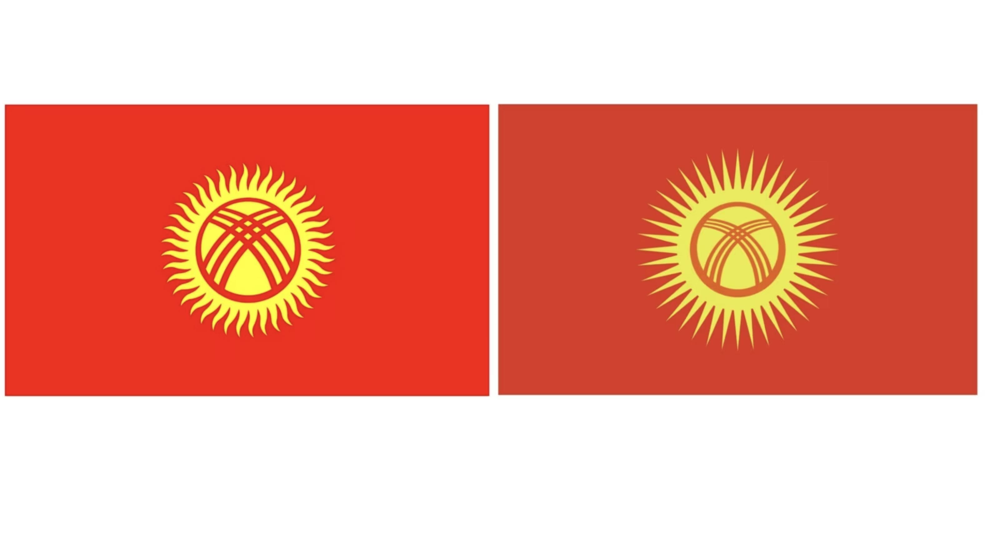 В Кыргызстане решили поменять флаг страны, чтобы он не напоминал подсолнух. Критики называют новый вариант «лопухом» и «звездой воров»