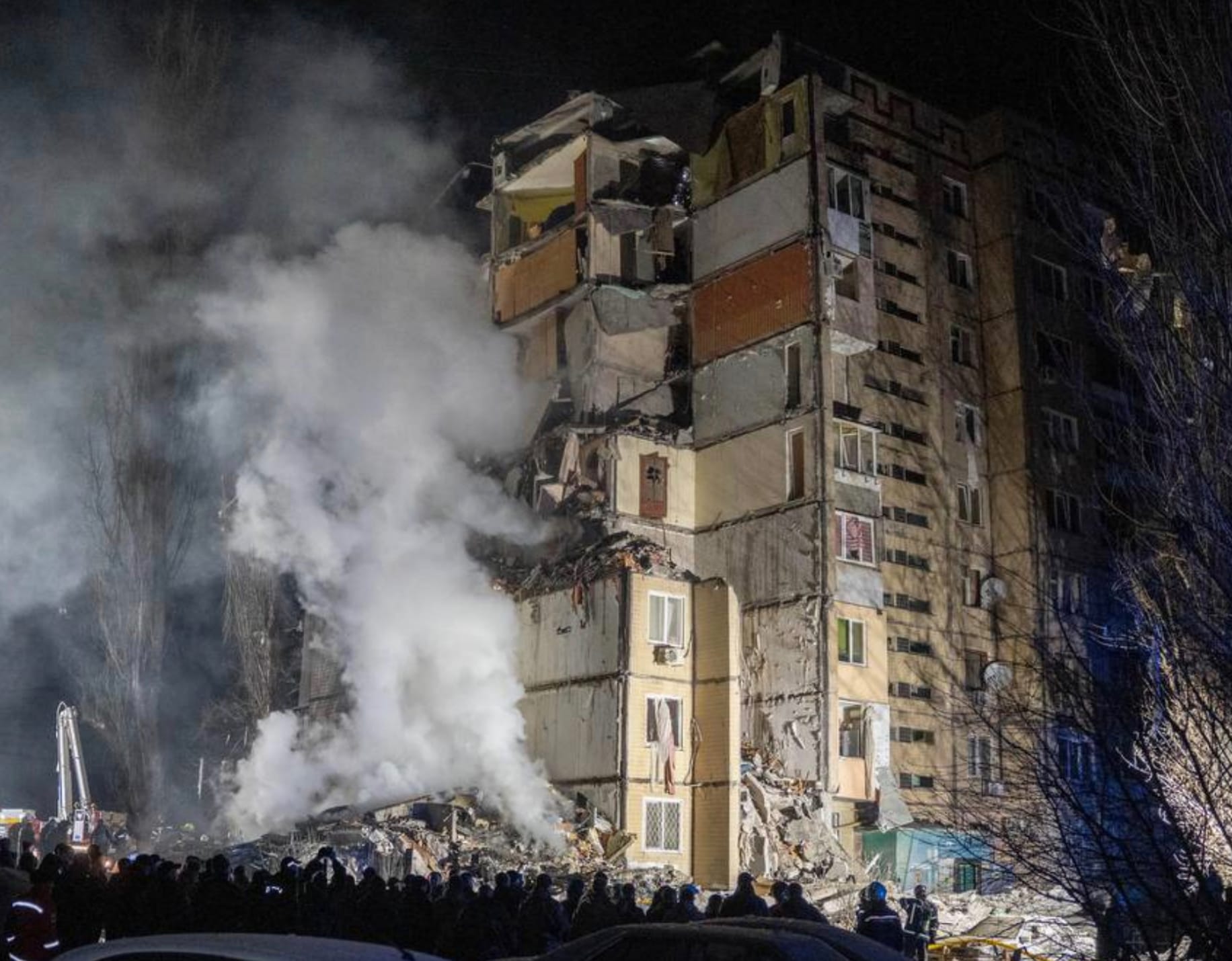 Одессу атаковали дроны. Обвалилась часть многоэтажного дома, есть погибшие