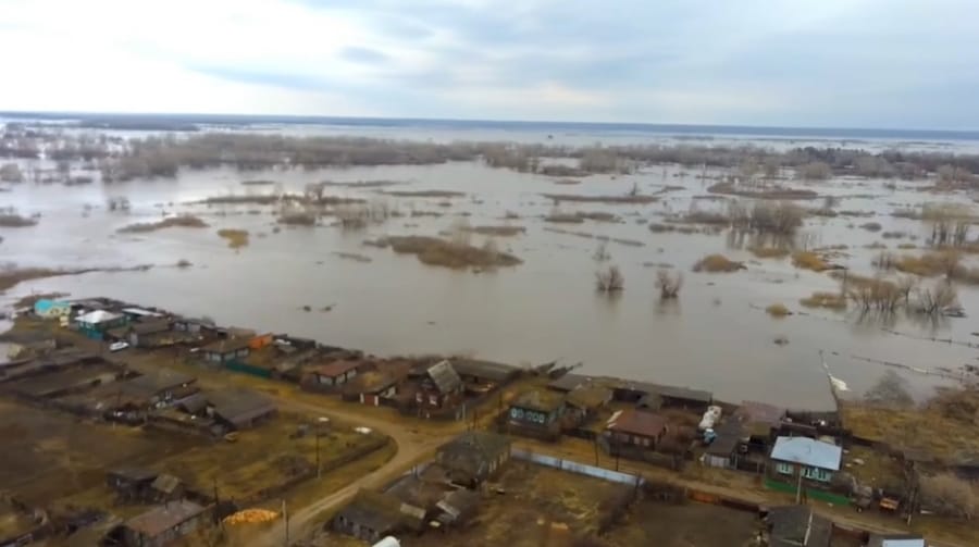 Синоптики прогнозируют продолжение подъема воды в Тоболе у Кургана в ближайшие дни